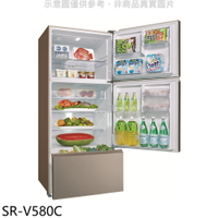 APP下單4%點數★SANLUX台灣三洋【SR-V580C】580公升三門變頻冰箱(含標準安裝)