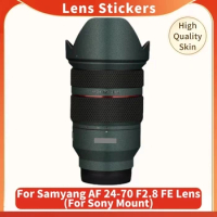 For Samyang AF 24-70 F2.8 FE Decal Skin Vinyl Wrap Film Camera Lens Sticker 24-70/2.8 24-70mm 2.8 F/2.8 AF24-70 For Sony Mount