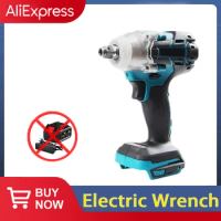 18V Cordless Electric Screwdriver Speed Brushless Impact Wrench Rechargable Drill Driver LED Light For Makita Battery