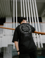 Kaos Cotton Relax fit Pria Exvecto Caffeine Black
