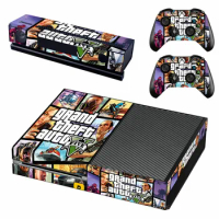 Grand Theft Auto V GTA 5 Skin Sticker Decal Cover for Xbox One Console and 2 Controllers skins Vinyl