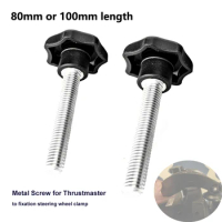 80mm/100mm Metal Screw for Thrustmaster T300 T150 T300RS T500 458 Fixation Simulator Steering Wheel 