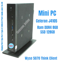 Mini PC Wyse 5070 Thin Client Celeron J4105 8GB SSD 128GB pcd10