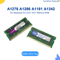 RAM 4GB 8GB 1333 1600 DDR3L Memory Ram Memoria sdram Laptop Notebook for Macbook Pro A1278 A1286 A1181 A1342 Memory