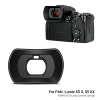 KIWI Soft Eyecup Eyepiece Viewfinder Eye Cup for Panasonic Lumix S5/S5 II / S5 IIX Eyecup Camera Extended Eyeshade Protector