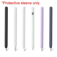 Case For Apple Pencil 3 USB-C Touch Pen 3rd Generation Protective Case Anti-loss Cap Ultrathin Silicone Color Contrast Pen Case