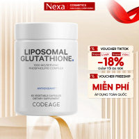Viên Uống Trắng Da Codeage, Hỗ Trơ Mờ Nám, Tàn Nhang Codeage Liposomal Glutathione 1000mg