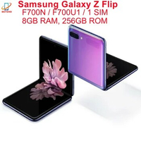 Samsung Galaxy Z Flip F700N F700U1 6.7" Foldable 8GB RAM 256GB ROM Octa Core NFC Original 4G LTE 95% New Cell Phone