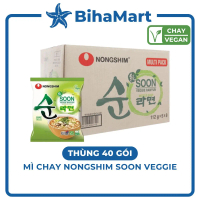 [THÙNG 40 GÓI] - NONGSHIM - Mì chay Nongshim Soon Veggie, Mì Nongshim chay, Mì chay Soon Veggie, Mì 