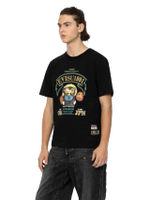 เสื้อยืดผู้ชาย Regular Fit Tanuki and Daruma Print
