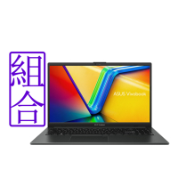 (外接1TB組合) ASUS E1504GA 15.6吋文書筆電 (N100/8G/256G/Win11 Home S模式/Vivobook Go 15/混成黑)