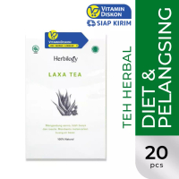 Herbilogy Herbilogy Laxa Tea BPOM 20 Pcs/Box - Teh Herbal Pelancar BAB Dan Penurunkan Berat Badan