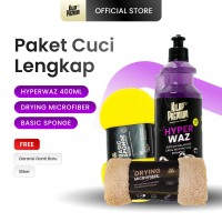 Washing Kit (Paket Cuci Motor) I Kilap Premium - Shampoo Motor Mobil Hi-Foam Ph-Balanced, Sponge Cuc