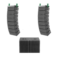 professional audio mini line array system 2*4'' full range 12 inch subwoofer active dsp line array amplifier speakers