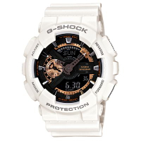 G-SHOCK 染金炫彩新重機裝置Man概念錶(GA-110RG-7A)-白/51.2mm