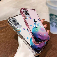 เคสโทรศัพท์, เหมาะสำหรับ VIVO V21E, V20 Pro, Y73 2021, V21, ชุบด้วยไฟฟ้า, กันกระแทก, พร้อมรูปแบบสาวส