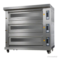 3-layers+6-trays electric oven LHC-302E commercial toaster multi-function electric pizza/bread/cake baking machine 380v 19.5kw