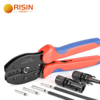 {UTUC} Risin Solar System Crimping Tool MC4 Connector 2.5mm 4mm 6mm Solar Cable Crimper PV hand tool