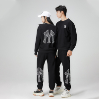 [ จัดด่วน ]MF MLB NY ชุดกีฬาผู้ชายแบบใหม่ฤดูใบไม้ร่วงผ้าฝ้ายแท้ ny เสื้อสเวตเตอร์สำหรับวิ่งคอกลมลายป