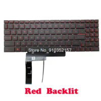 Backlit Keyboard For MSI Katana GF76 GF66 English US United Kingdom UK Bulgaria BG Black No Frame