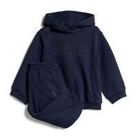 Adidas I SZN GFX Set 童裝 深藍色 運動 休閒 帽T 連帽 寬鬆 上衣 套裝 長袖 IW0915