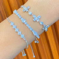 Gelang Serut Silver Titanium - Model Terbaru