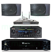 【金嗓】CPX-900 K1A+Zsound TX-2+SR-928PRO+AVMUSICAL KS-9980PRO(4TB點歌機+擴大機+無線麥克風+喇叭)