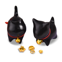 【金緻品】貓咪狗狗療癒小物 黃金吊墜 0.1錢(黃金擺件 純金墜子 黃金墜飾 鈴鐺 金球 星星 元寶 小廢物)