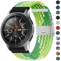 20mm 22mm Band for Samsung Galaxy Watch 5/5 pro Nylon Braided Solo Loop Strap for Galaxy Watch 4/4 Classic 42 46mm Amazfit gts 2