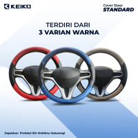 Cover Sarung Setir Stir Mobil Kulit Datsun Go/Go+ Soluna Sirion All New Accord Maestro Vios Keiko