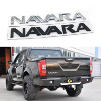 For Nissan Frontier Navara D40 Logo Emblems Rear Tail Back Sticker Letters Nameplate