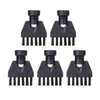 5pcs Flat Brushes Cleaning Brush for Karcher SC1 SC2 SC3 SC4 SG-42 SG-44 Steam Cleaner Attachment Adapter Home Cleaning Nozzle