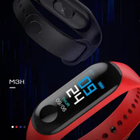 M3 Plus Smart Bracelet Heart Rate Blood Pressure Health Waterproof Smart Watch M3 Pro Sport Watch Wristband Fitness Tracker