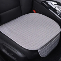 Car Seat Cover Mat Protect Car Seat Cushion Universal Flax CAR Seat Covers Fit Most Automotive Interior, Truck, Suv,or Van