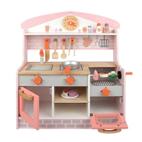 寶貝樂嚴選 廚房家家酒烤肉木製學習積木玩具組(BTMSN21012)