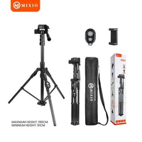 MJ MIXIO 3520PRO Tripod+Bluetooth Remote+Bag 145CM Profesional Tripod Berkualitas New 3523 1.95M