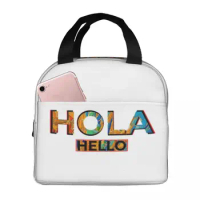 Hola Thermal Insulated Lunch Bag Insulated bento bag Reusable Insulated bag Large Tote Lunch Box Beach Pupil
