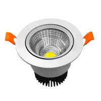 Cob Dimmable Led Downlight 7W 10W 15W 25W Led Recessed Spot Lights Lamp Cabinet Down Light bulb AC85-265V +Driver