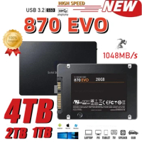 Original 870EVO Internal Solid State Drive Hard Disk SSD 2.5 Inch 1TB 2TB 4TB SSD Drive Hard Disk for Laptop Computer Desktop