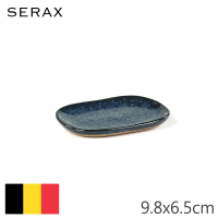 【SERAX】MERCI/N°4長方盤/9.8x6.5cm/藍灰(比利時米其林餐瓷家飾)