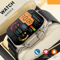 T800 Ultra U 2 Men's and Women's Smartwatch Bluetooth Talk BT Music Wireless Charging Health Monitor