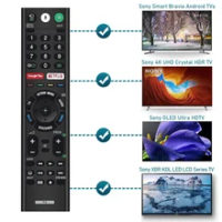 Bluetooth Remote Control For SONY KD-43X7500F KD-49X8000G KD-55A8F KD-55A8G KD-55A9F 4K TV With Netflix Google Play Voice Mic