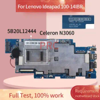 5B20L12444 For Lenovo Ideapad 100-14IBR Celeron N3060 Notebook Mainboard 431202012010 SR2KN DDR3 Laptop motherboard