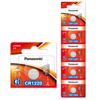 【Panasonic 國際牌】CR1220 鈕扣型電池 3V專用鋰電池-5顆入