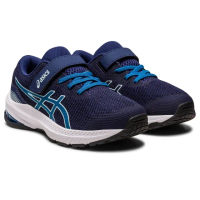 【asics 亞瑟士】GT-1000 11 PS 中童鞋1014A238-422(運動鞋 慢跑鞋 魔鬼氈)
