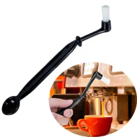 Coffee Dust Clean Brush Coffee Machine Cleaning Brush with Spoon Coffee Grinder Brushes Cleaning tools Kitchen accessories