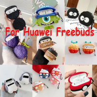Fashion Cover for Huawei Freebuds 4i 5i Case Cartoon Silicone Earphone Case Freebuds 5 Freebuds Pro 2 Funda Protective Cover