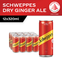 Schweppes Ginger Ale, 12 x 320ml