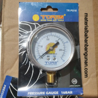 Pressure Gauge 16 Bar Pengukur Tenakan Kompresor Udara Industri Depok