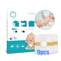 Isi 9pcs Koyo Herbal Hernia/Baby Stiker Hernia/Bayi Infant Umbilical Hernia Patch/Koyo Herbal